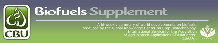 Biofuels Supplement