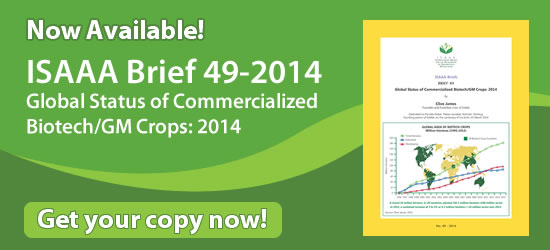 ISAAA Brief 49-2014 Now Available! Get Your Copy Now!