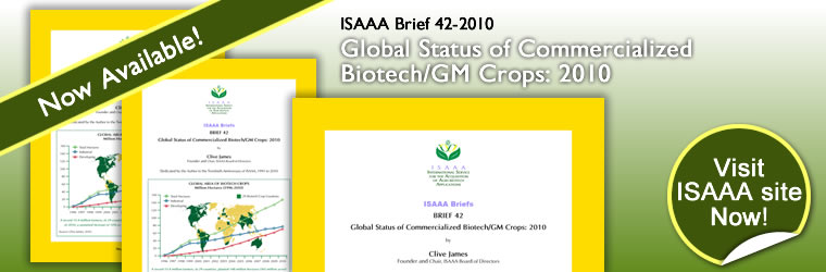 ISAAA Brief 42-2010 Now Available!
