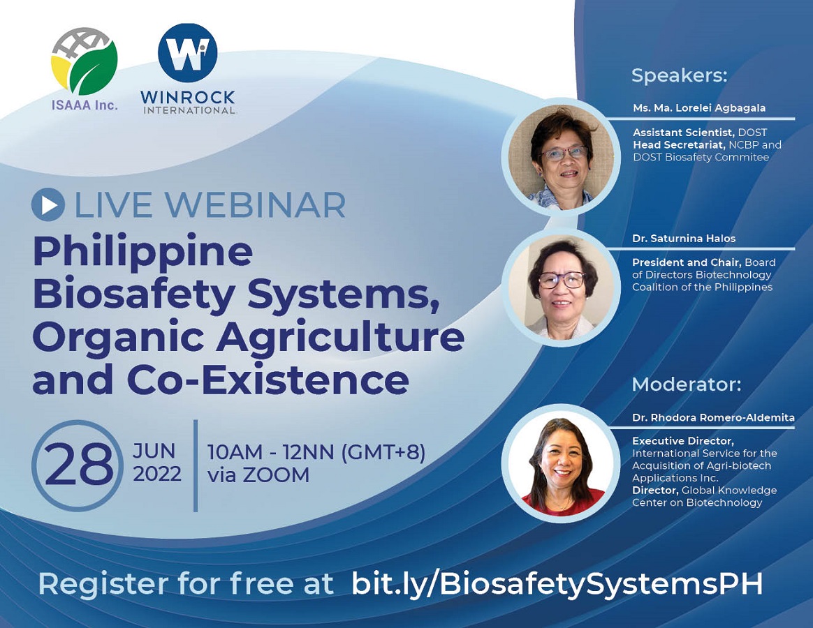 Philippine Biosafety Systems, Organic Agriculture and Co-Existence