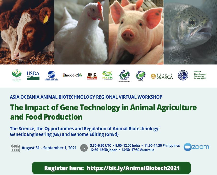 The Impact of Gene Technology in Animal Agriculture and Food Production-  Crop Biotech Update (August 25, 2021) | Crop Biotech Update 